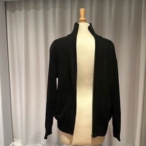 Men’s V Uomo zip up cardigan 50 cotton 50 polyester Size Large